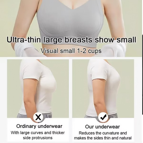 No-Mark Seamless Wireless Push-Up Bra