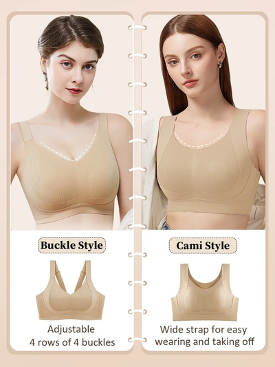 Comfortable Wireless Cami Bra No Buckles