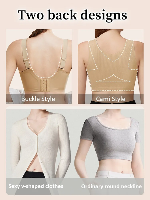 Comfortable Wireless Cami Bra No Buckles
