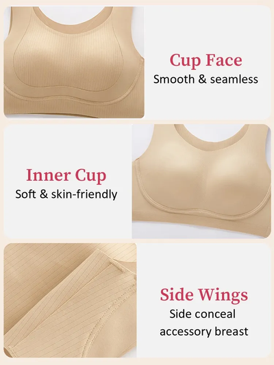 Comfortable Wireless Cami Bra No Buckles